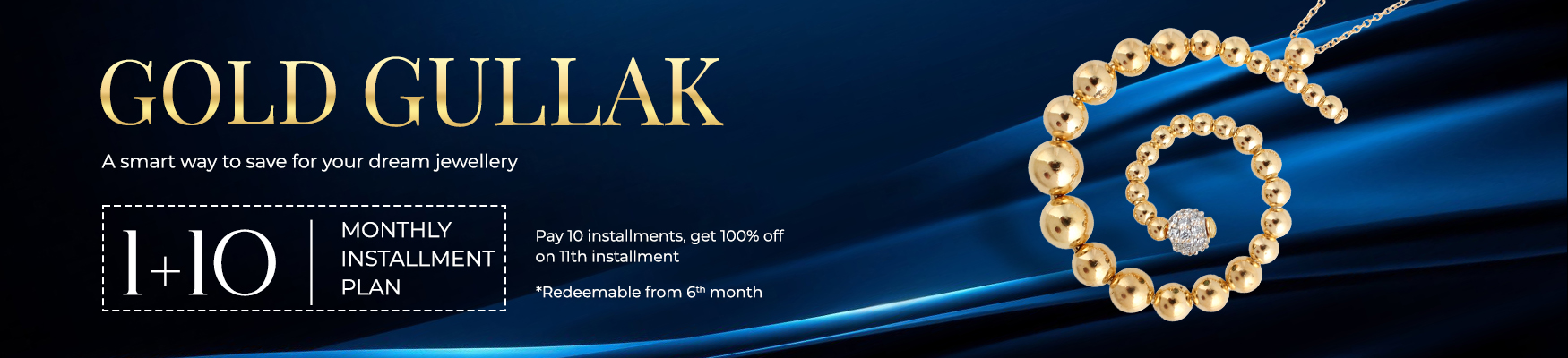 Gold Gullak Banner