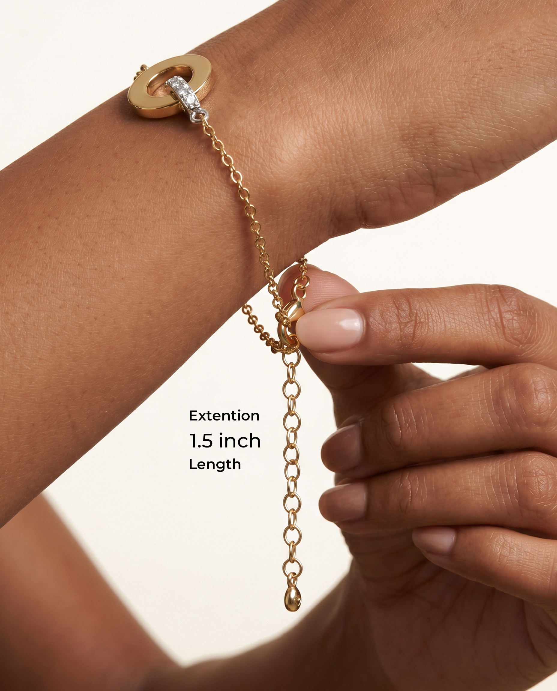 Bracelet on wrist